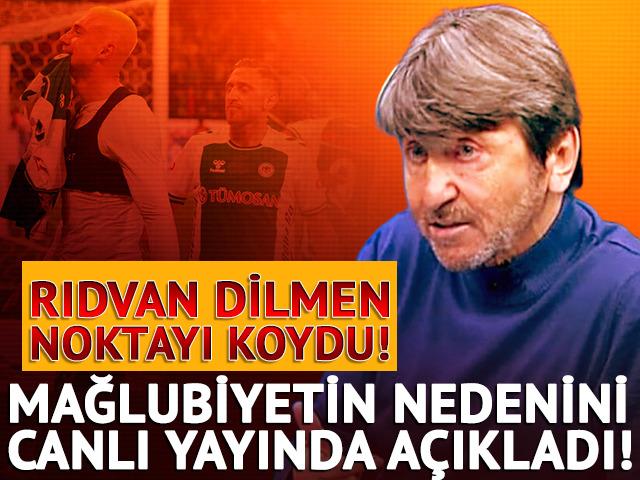 Rıdvan Dilmen Galatasaray'ın mağlubiyetinin nedenini canlı yayında a&ccedil;ıkladı!
