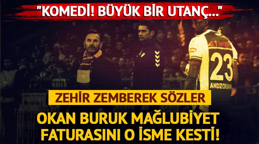 Okan Buruk mağlubiyet faturasını o isme kesti! "Komedi! B&uuml;y&uuml;k utan&ccedil;"