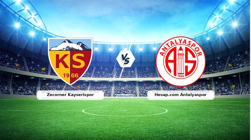 (&Ouml;zet) Zecorner Kayserispor - Hesap.com Antalyaspor Ma&ccedil;ı &Ouml;zeti ve T&uuml;m &Ouml;nemli Anları