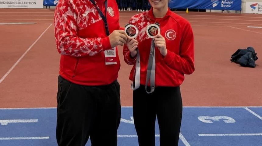 Eskişehirli atletizm sporcusundan Balkan&rsquo;da altın madalya