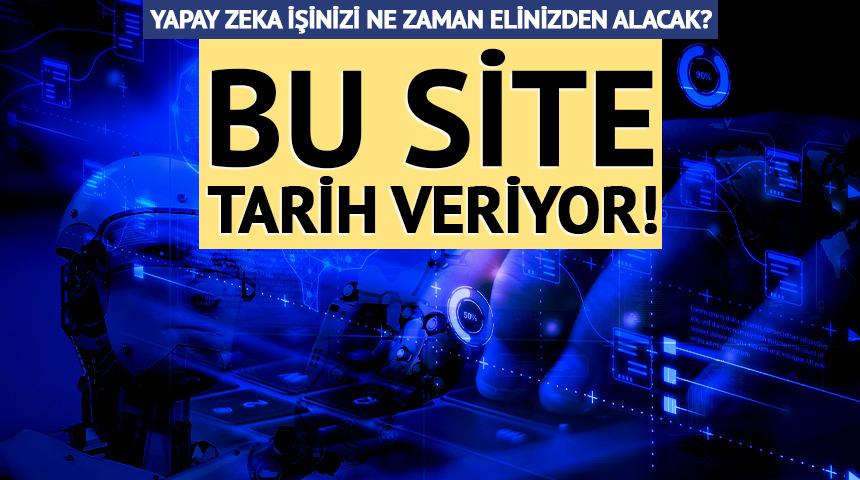 Yapay zeka işinizi ne zaman elinizden alacak? Bu site hesaplıyor
