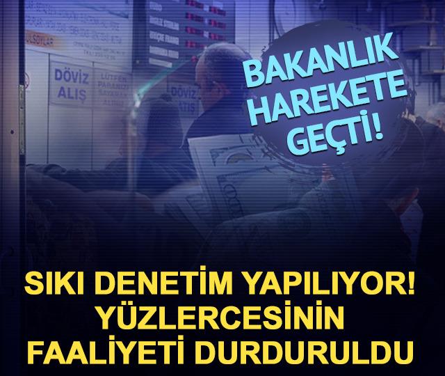 Bakanlık harekete ge&ccedil;ti!  859 işletmenin faaliyeti durduruldu