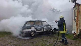 Ayvacık&rsquo;ta ara&ccedil; yangını