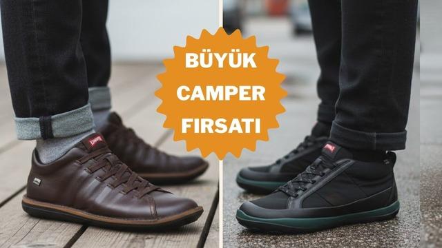 Erkek stilinin vazgeçilmezi: Kullanıcıların favori Camper ayakkabıları indirimde