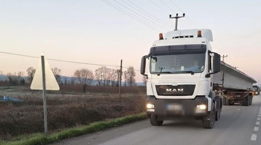 Kantardan ka&ccedil;an tırlara 169 bin liralık ceza