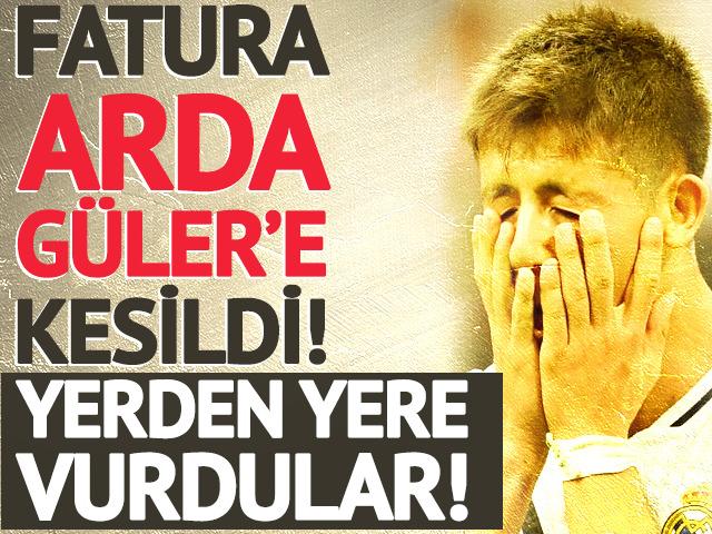 Real Madrid'de şok mağlubiyet, fatura Arda G&uuml;ler'e kesildi! İspanyol basını milli yıldızı yerden yere vurdu