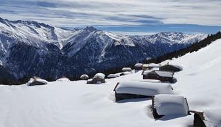 Rize'de Ka&ccedil;kar Dağları ve yaylalardaki kar manzarası dronla g&ouml;r&uuml;nt&uuml;lendi