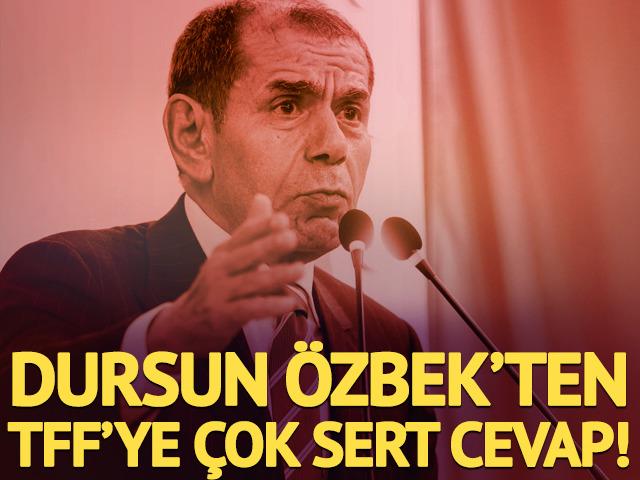 Galatasaray Başkanı Dursun &Ouml;zbek'ten TFF ve MHK'ye tarihi cevap! "Adalet parampar&ccedil;a edildi, o hakem &ouml;zel g&ouml;revli!"