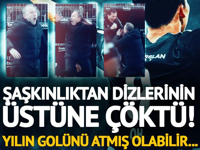 Beşiktaş'ta Hyeon-gyu Oh'dan 'Yılın Gol&uuml;'! Sergen Yal&ccedil;ın inanamadı, dizlerinin &uuml;st&uuml;ne &ccedil;&ouml;kt&uuml;