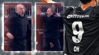 Son dakika: Beşiktaş'ta Hyeon-gyu Oh'dan 'Yılın Gol&uuml;'! Sergen Yal&ccedil;ın inanamadı, dizlerinin &uuml;st&uuml;ne &ccedil;&ouml;kt&uuml;