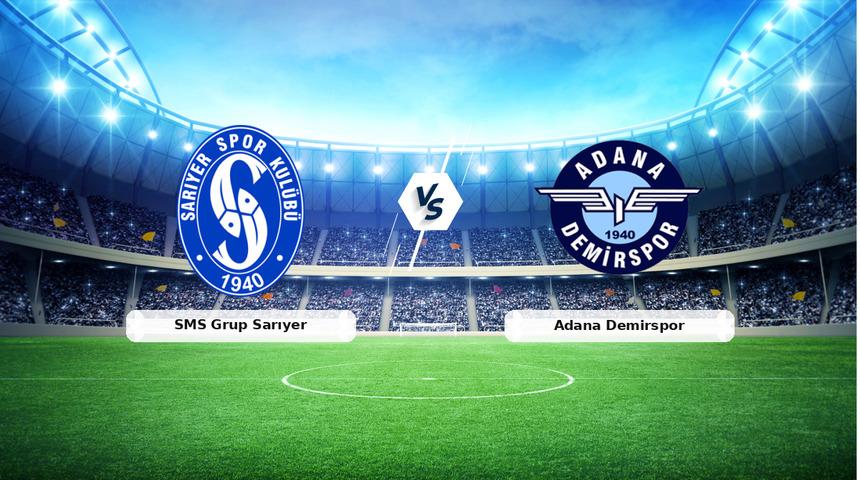 (&Ouml;zet) SMS Grup Sarıyer - Adana Demirspor Ma&ccedil;ı &Ouml;zeti ve T&uuml;m &Ouml;nemli Anları