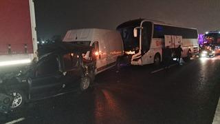 Sakarya’da Anadolu Otoyolu'nda 17 aracın karıştığı zincirleme kaza!