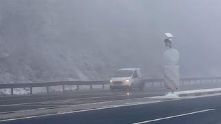 Bolu Dağı'nda sis etkili oluyor