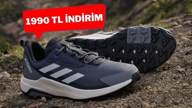 Uzun yürüyüşlerde ilk tercih: adidas Terrex Anylander ayakkabıda indirim başladı