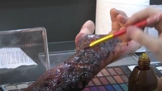 Bursa'da öğrencilerden gerçeği aratmayan özel efekt makyajları