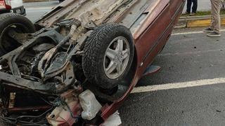 Bolu'da kontrolden çıkan otomobil takla attı: 1 yaralı