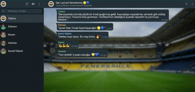 Galatasaray yenilince Fenerbahçe WhatsApp grubu karıştı!  Mesajlar ortaya çıktı