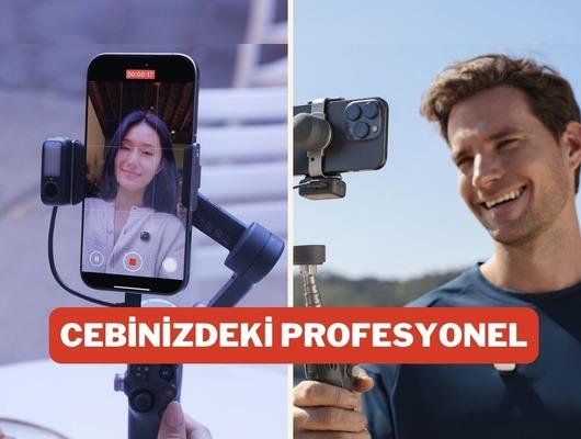 Telefondan ustaca &ccedil;ekimlerin sırrı: DJI Osmo Mobile 7P