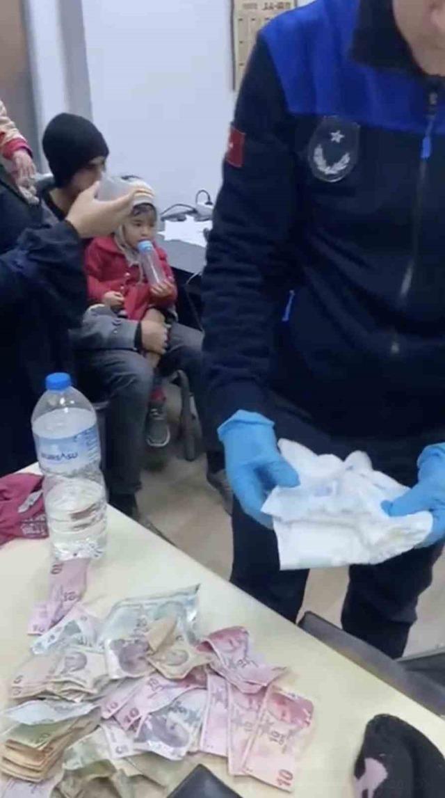 Dilencilik parasını &ccedil;ocuk bezine sakladılar 2