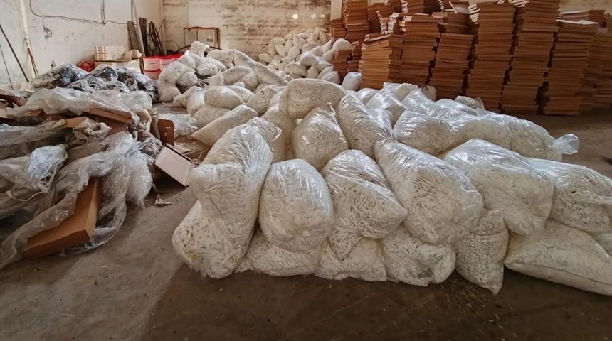 Şanlıurfa'da 40 milyon makaron ele ge&ccedil;irildi