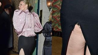 Şıklığı Olaydı… Eteği yırtılınca geceye damga vurdu!