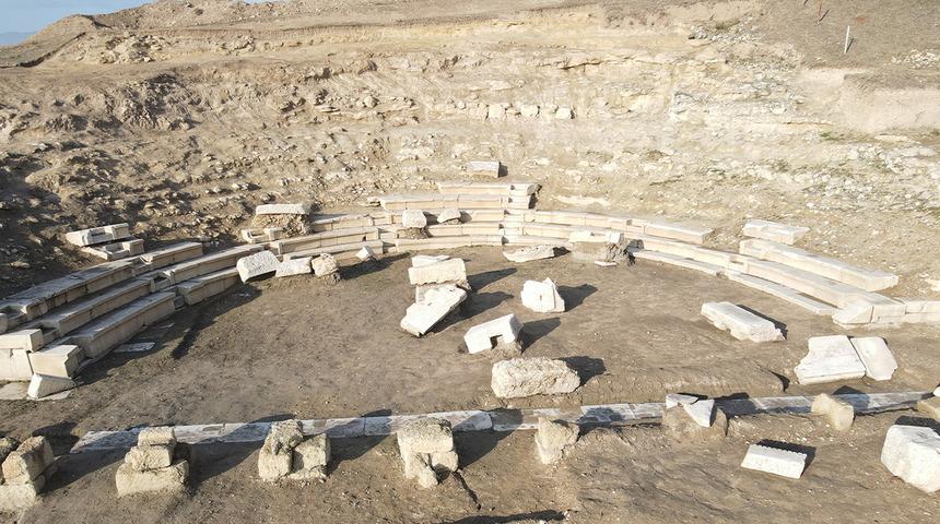 Pompeiopolis Antik Kenti'ndeki g&uuml;neş saatiyle tarih ortaya &ccedil;ıkacak