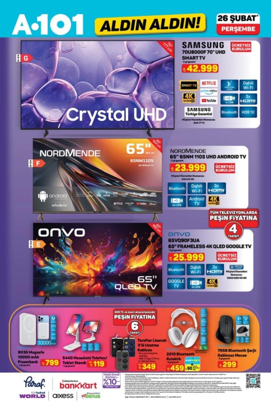A101 e elektronik para kasası geliyor! 26 Şubat  2026 A101 katalog yayınlandı! 4