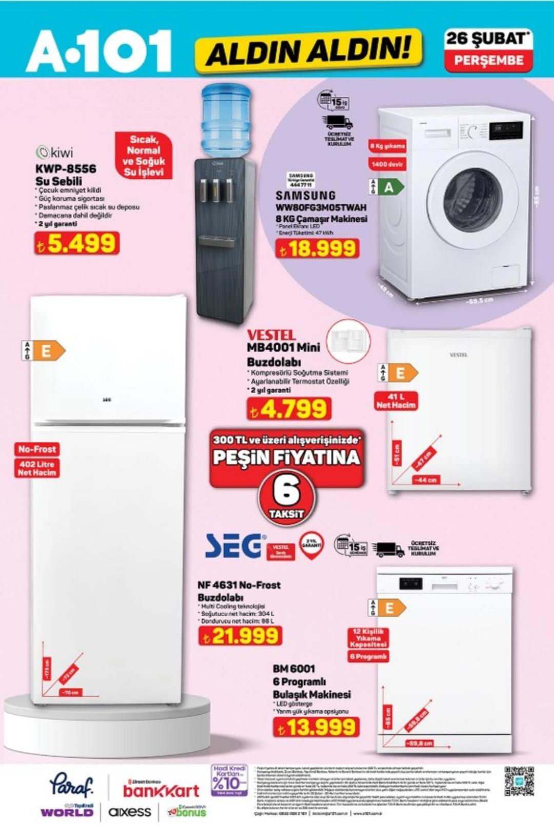 A101 e elektronik para kasası geliyor! 26 Şubat  2026 A101 katalog yayınlandı! 5