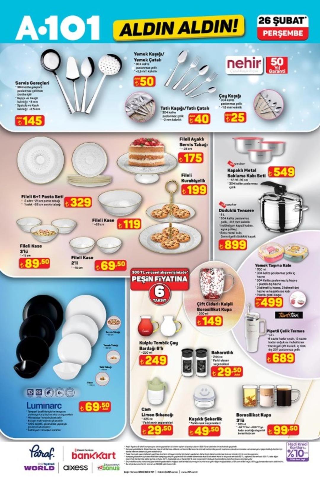 A101 e elektronik para kasası geliyor! 26 Şubat  2026 A101 katalog yayınlandı! 11