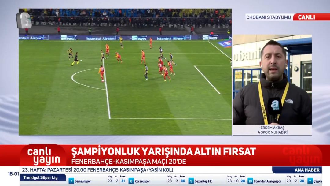 (Özet) Fenerbahçe - Kasımpaşa Maçı Özeti ve Tüm Önemli Anları 3