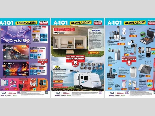 A101'e elektronik para kasası geliyor! 26 Şubat  2026 A101 katalog yayınlandı!