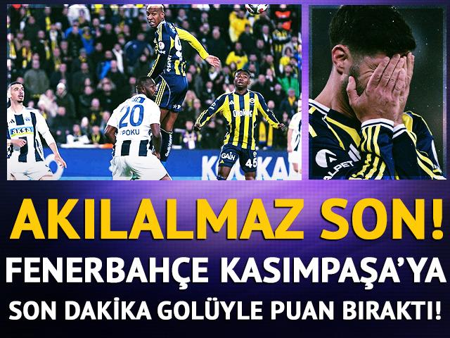 (&Ouml;zet) Fenerbah&ccedil;e - Kasımpaşa Ma&ccedil;ı &Ouml;zeti ve T&uuml;m &Ouml;nemli Anları