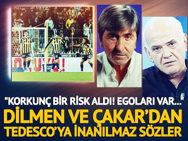 Rıdvan Dilmen ile Ahmet &Ccedil;akar&rsquo;dan Fenerbah&ccedil;e ve Tedesco&rsquo;ya olay s&ouml;zler! "Konkordato ilan etti"