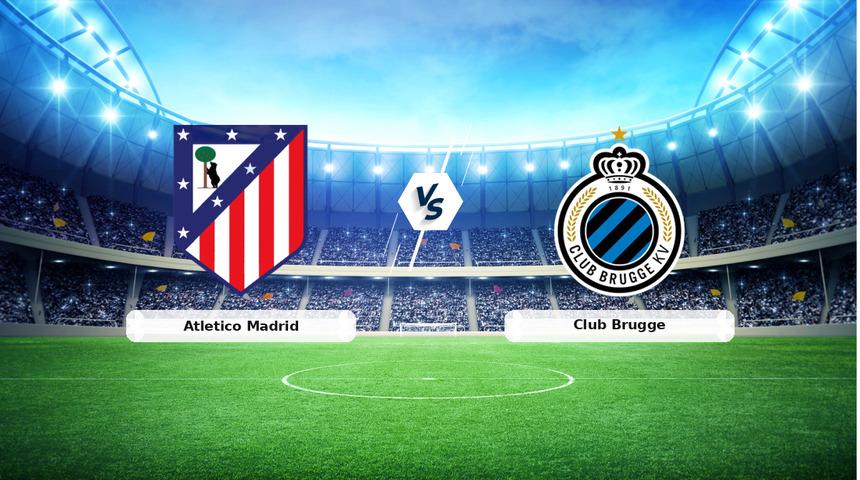 (&Ouml;zet) Atletico Madrid - Club Brugge Ma&ccedil;ı &Ouml;zeti ve T&uuml;m &Ouml;nemli Anları