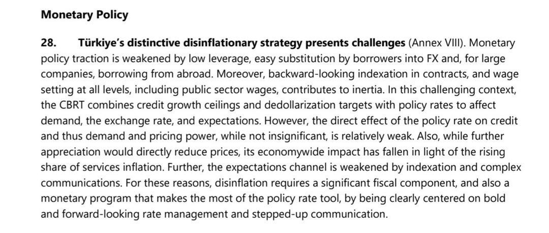 IMF&rsquo;den T&uuml;rkiye Raporu: &ldquo;Faiz %48&rsquo;e &Ccedil;ıkmalı" 1