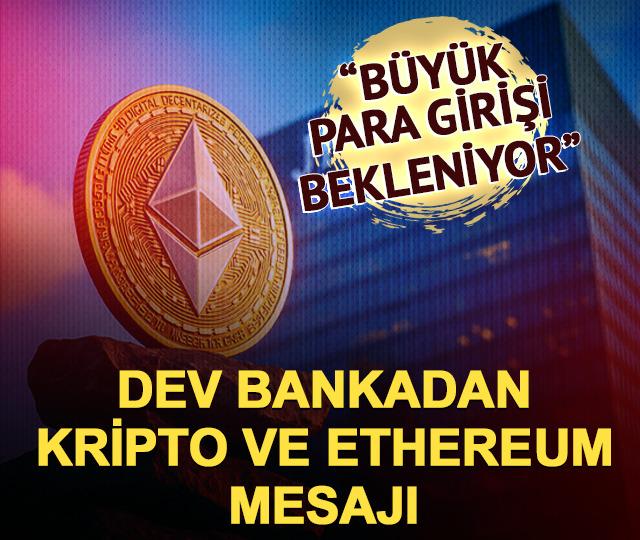 JPMorgan’dan Kripto ve Ethereum mesajı: “2026’da büyük para girişi bekleniyor”