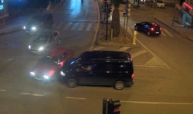 Samsun'daki trafik kazaları Mobese'de