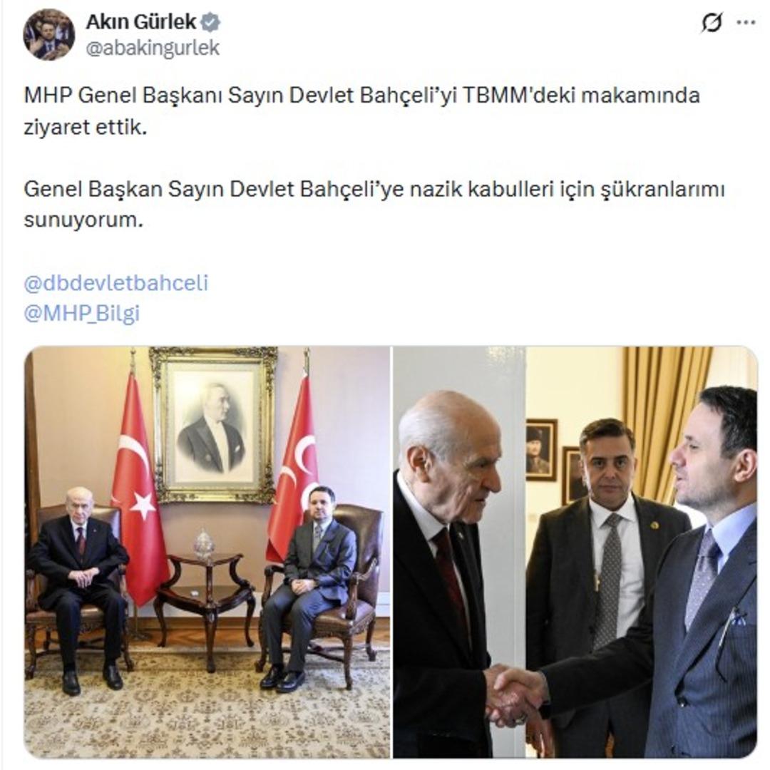 Bakan G&uuml;rlek ten Bah&ccedil;eli ye ziyaret! 2