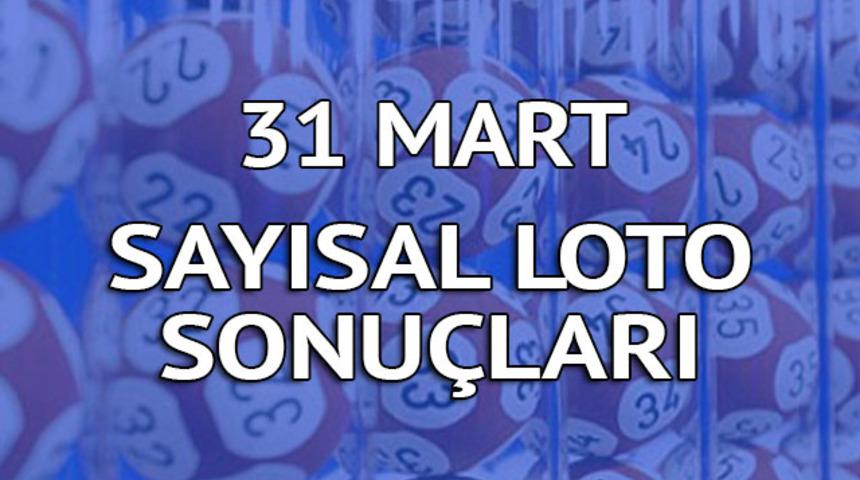 Sayısal Loto sonuçları 31 Mart: Nisan ayında 2 devirli çekiliş!