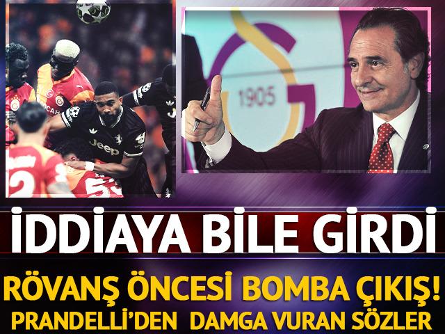 Juventus&ndash;Galatasaray ma&ccedil;ına olay &ccedil;ıkış! Prandelli iddiaya bile girdi