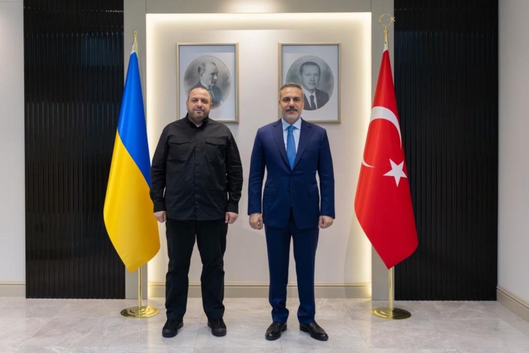 Bakan Fidan, Ukrayna Milli G&uuml;venlik ve Savunma Konseyi Sekreteri Umerov ile g&ouml;r&uuml;şt&uuml; 1