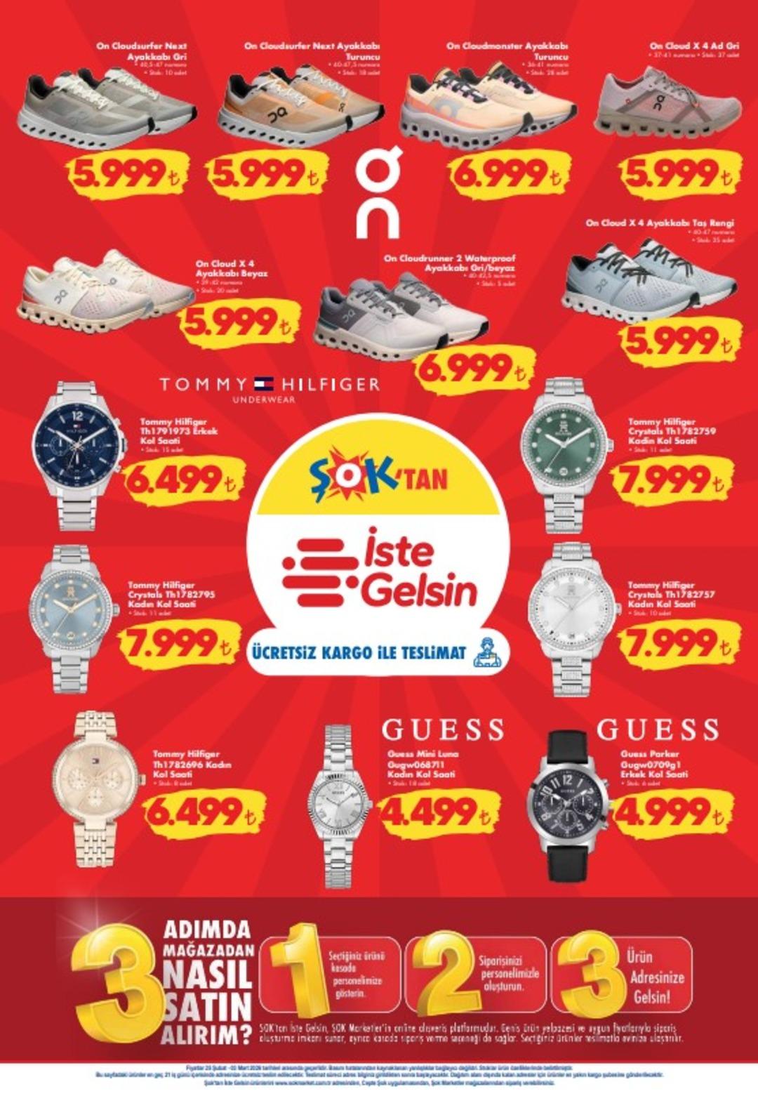 ŞOK a Tommy Hillfiger kol saatleri geliyor! 25 Şubat 2026 ŞOK aktüel katalog yayınlandı! 8