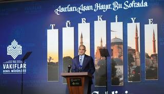 Bakan Ersoy: "Vakıflar g&uuml;nde 100 bin vatandaşımıza iftar veriyor" 