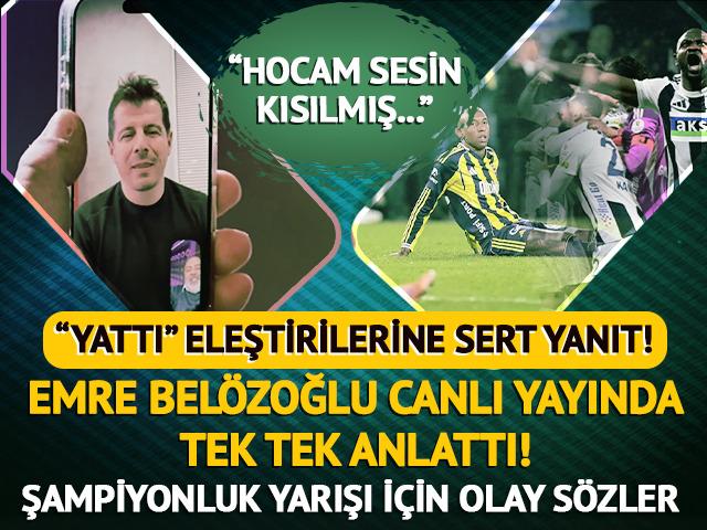 Emre Bel&ouml;zoğlu sessizliği bozdu: &ldquo;Yattı&rdquo; eleştirilerine sert yanıt!