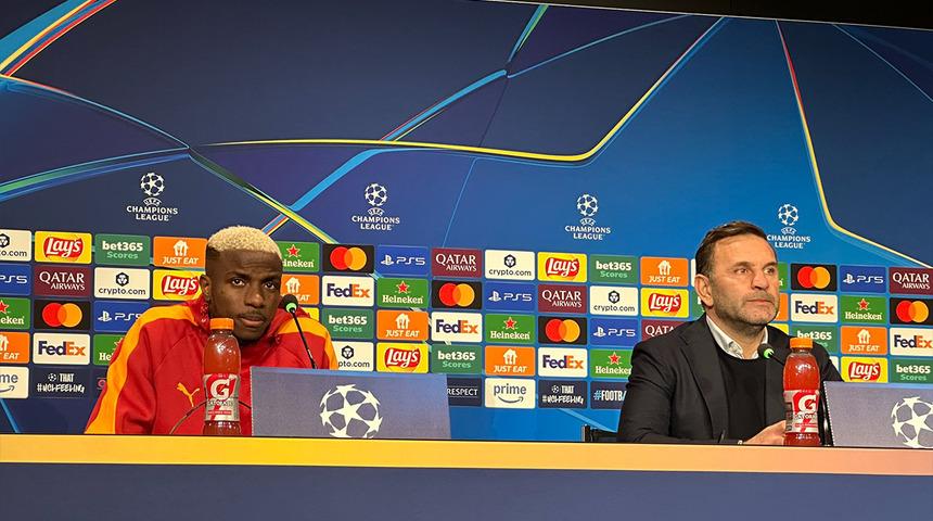 Victor Osimhen'den basın toplantısında transfer yanıtı! "Neden olmasın diyebilirim"