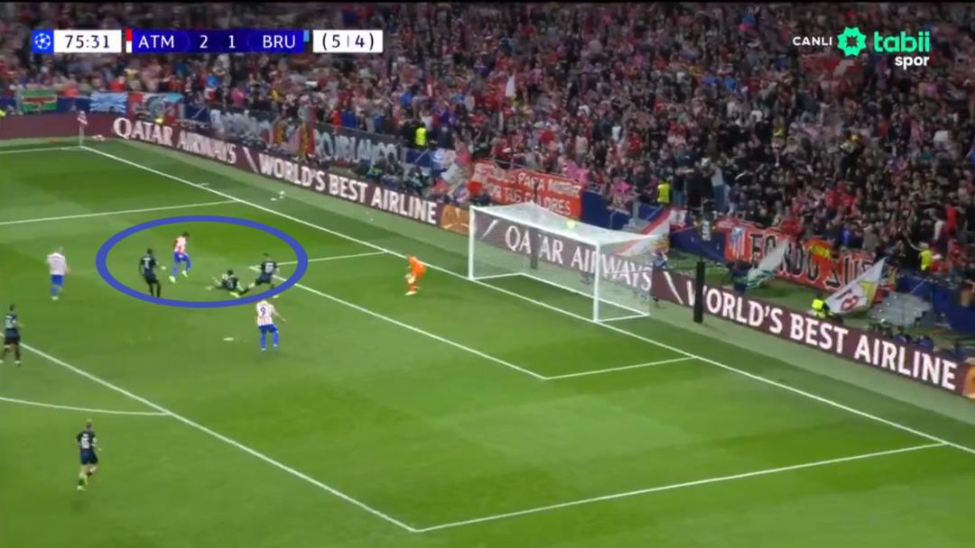 Kuzeyin kralı S&ouml;rloth hat-trick yaptı! Atletico Madrid Club Brugge &uuml; eledi 2