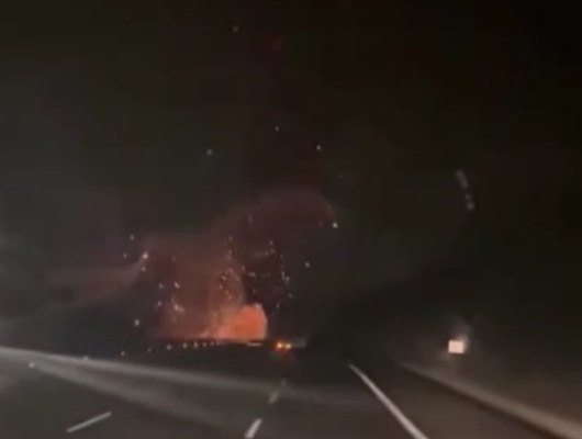 Balıkesir'de F-16 savaş u&ccedil;ağının d&uuml;şme anı! 