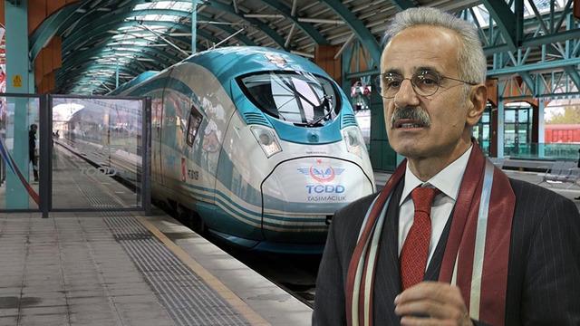 Hızlı tren geliyor: Bakan Uraloğlu '2 il arası 2 saate düşecek' deyip duyurdu