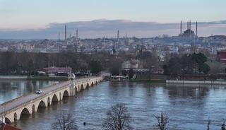 Meri&ccedil; ve Tunca nehirlerinin debisindeki d&uuml;ş&uuml;ş devam ediyor