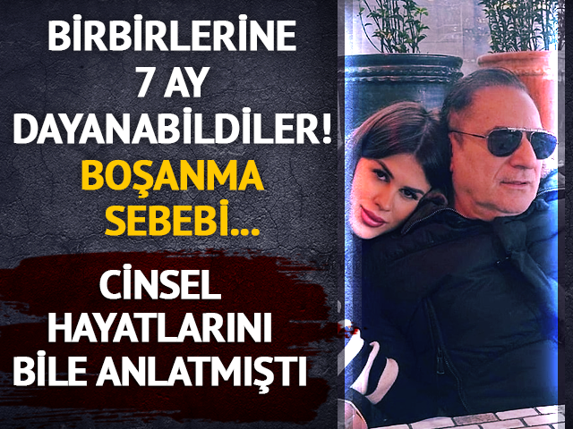 Mehmet Ali Erbil ve G&uuml;lseren Ceylan boşandı! 7 ay dayanabildiler